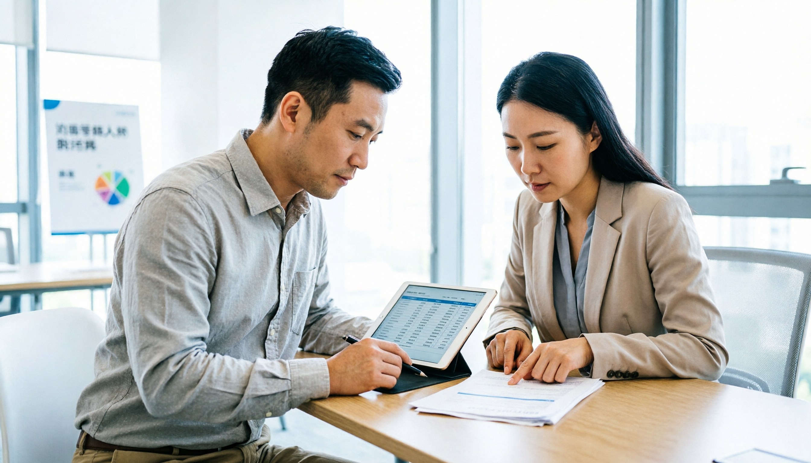 Sourcing decision workflow between a buyer and a China sourcing agent