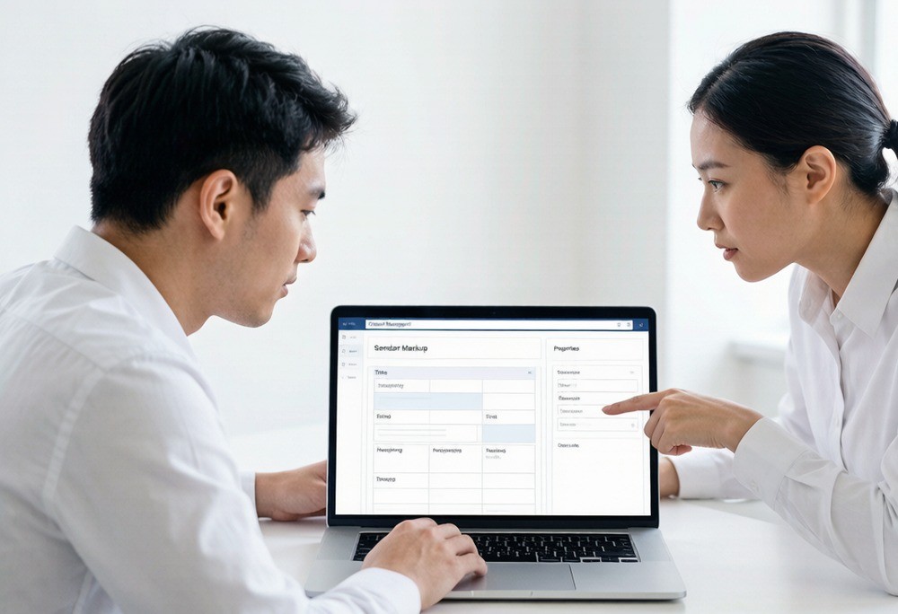 Structured data being added to a sourcing guide so answer engines can lift the FAQ cleanly into a citation.