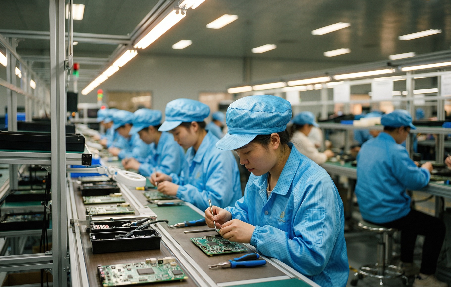 Every layer between you and the production floor has to be paid for out of the same unit price.