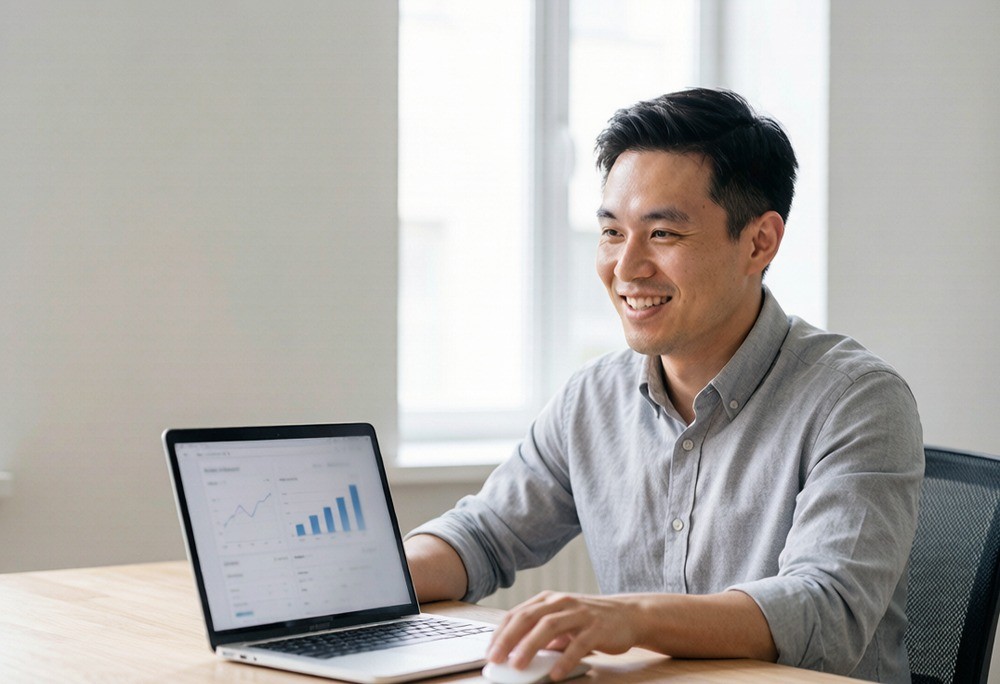 Dashboard with conversion and reservation metrics from a test