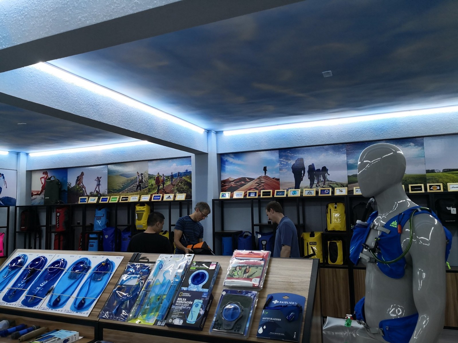 Inside a supplier showroom displaying full product lines