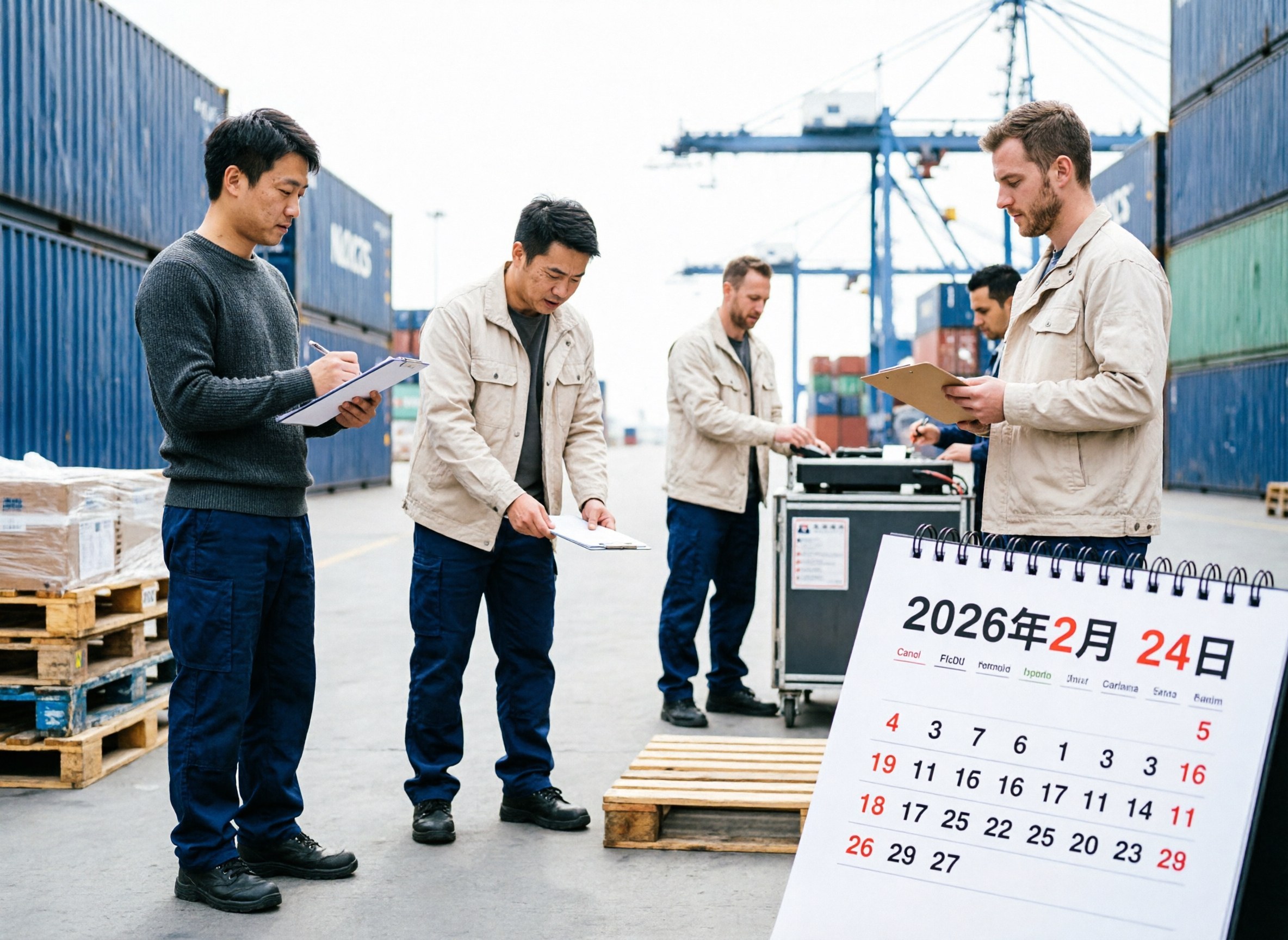 A calendar marking February 24 2026 in red