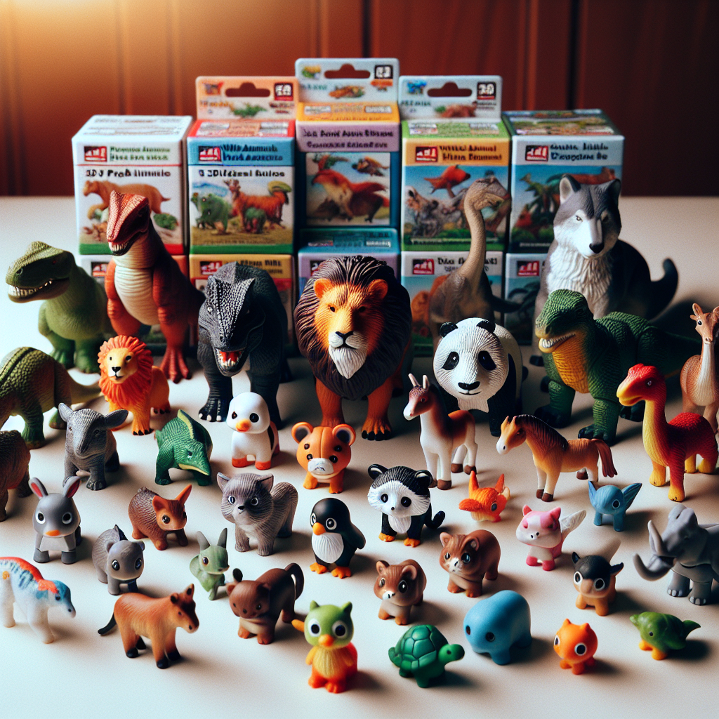 Figurines d'animaux jouets : kits de regroupement et de personnalisation pour différents scénarios