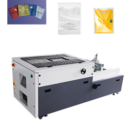 Automntic apparel clothes T shirt folding bagging machine