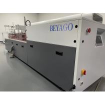 Automntic apparel clothes T shirt folding packing bagging machine