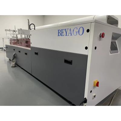 Automntic apparel clothes T shirt folding packing bagging machine