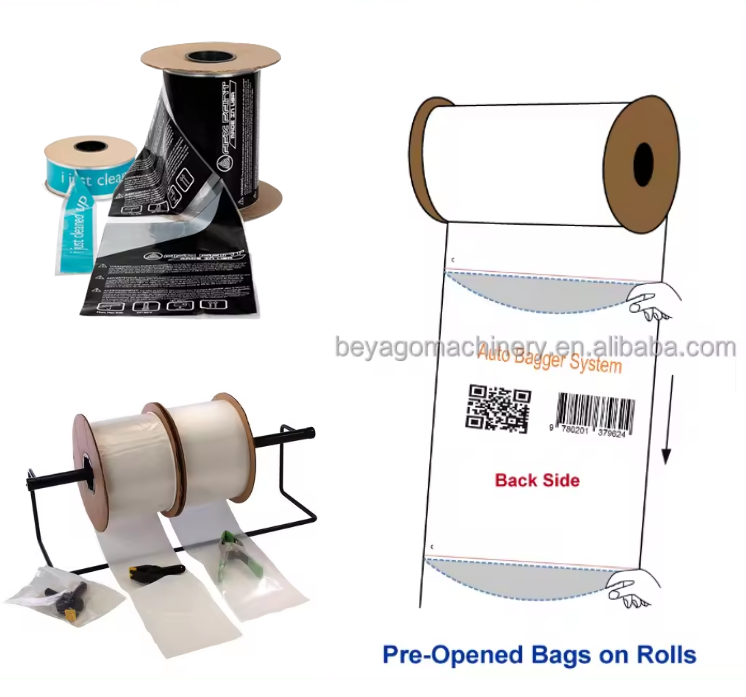 Pre-Opened Bags on Rolls