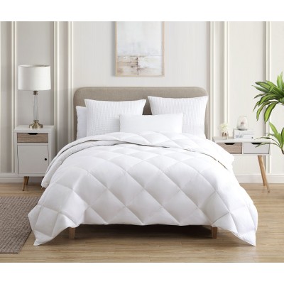 Down Alternative Comforter Diamond 10% Duck Down Duvet Light Weight Spring & Autumn Quilt