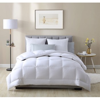 Down Alternative Comforter LUXURY 90% WHITE GOOSE DOWN DUVET Light Weight Spring & Autumn Quilt