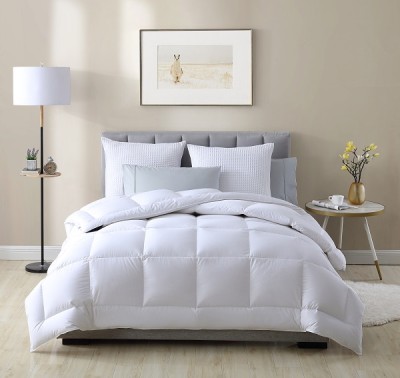 Down Alternative Comforter LUXURY 90% WHITE GOOSE DOWN DUVET Light Weight Spring & Autumn Quilt