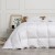 All Season 100%Cotton Down Proof Fabric Goose White Down Duvet 50% Invista Polyester Quilt Wholesale