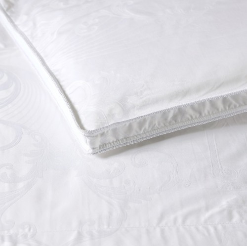 Edredom Jacquard de penas de ganso de algodão 300TC 75% branco edredons de penas de ganso edredons para inverno conjunto de colcha