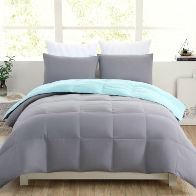 500T Bicolor Goose Down Winter Duvet 75% White Goose Down Warm Winter Duvet Comforters