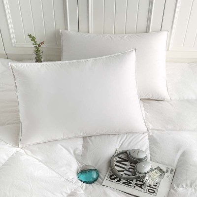 75% White Goose Down Pillow Firm