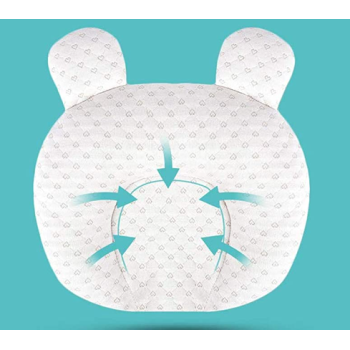 Eco Friendly baby pillow manufacturer make  flat head support latex baby shaping Pillow