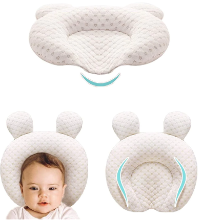 Eco Friendly baby pillow manufacturer make  flat head support latex baby shaping Pillow