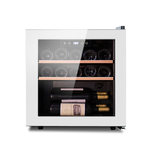 Customizable B2B Quiet 42L Single Zone Wine Cooler SS Fridge for Bars - Chill Champagne Effortlessly