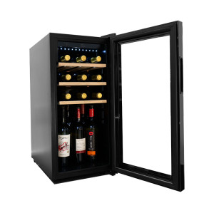 Factory R&D Single 15 Bottles Glass Wine Cellar Machine ZS-A45 para gabinete de almacenamiento de vino de champán blanco para el hogar