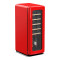 Wholesale Small Red Retro Compressor Wine Cooler ZS-A58 Wine Refrigerator for Sale with Beech Wooden Shelf