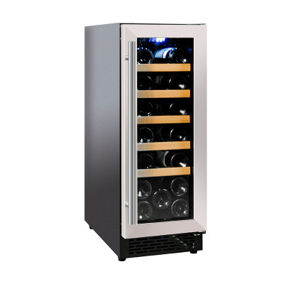 Bestbewertete Großhandelseinbau-Weinkühlschränke ZS-A60 für die Weinlagerung mit SS-Tür aus Buchenholzregal