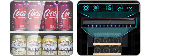 Vintage beverage cooler IMD Control Panel