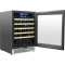 Großhandel 24-Zoll-Einzonen-Elektro-Weinkühler Kühlschränke ZS-A150 für die Weinlagerung unter Null mit Glastür
