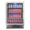 Großhandel 148 Dosen Einzonen-Einbau-Getränkekühler-Maschinen ZS-A150Y Aufbewahrungskühlschrank für Getränke mit Glasregal und SS-Tür