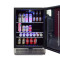 Josoo Großhandel Einzonen-Weinkühler und Bar-Bierkühlschrank unter Thekenkühlschränken für Ladenbier mit Glasregal und Glastür ZS-A150P