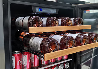 Prateleiras removíveis para refrigerador de vinho