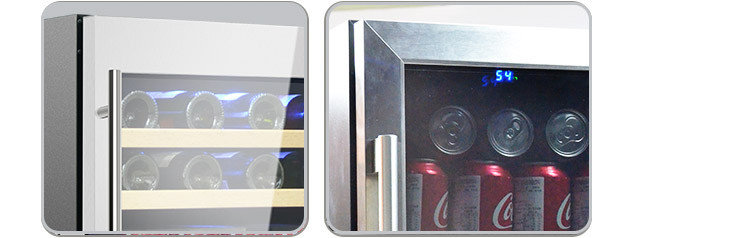 outdoor beer fridge Seamless Stainless and Stainless Steel Doors