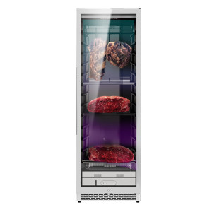 Venta al por mayor, carne molida para bistec, refrigerador para carne, refrigerador para carne, gabinete grande de edad seca, ZS-A450N de envejecimiento con acero inoxidable sin costura