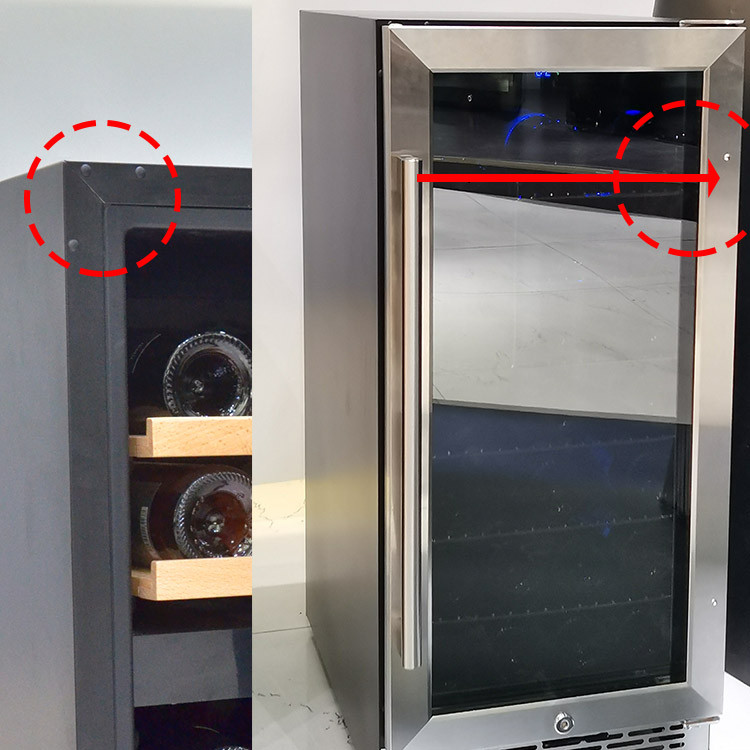 Is the door of the wine cooler  reversible?