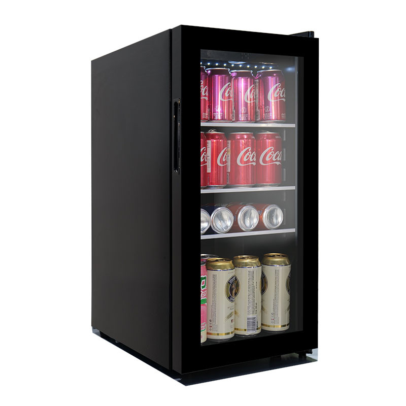 Supplier Compact 45L Drink Refrigerator 60 Can Beverage Cooler Ideal
