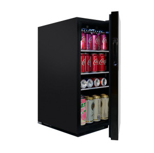 OEM pequeno refrigerador de bebidas e refrigerador de vinho 14 coca-cola 23 quartos refrigerador de bebidas armário para bebidas prateleira de vidro armazenamento rack ZS-A45Y