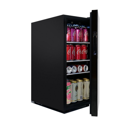OEM Small Beverage Refrigerator And Wine Cooler 14 Coca-Cola 23-Quart Beverage Cooler Cabinet For Drinks Storage Glass Shelf Rack ZS-A45Y