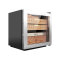 19 Inch Desktop Single Zone Cigar Electric Humidor Cabinet For Cigar And Tea Storage With Seamless Stainless Steel Door