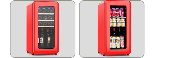 Beverage cooler and cigar refrigerator