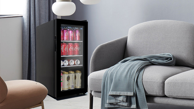 Beverage Cooler Cabinet For Drinks Storage