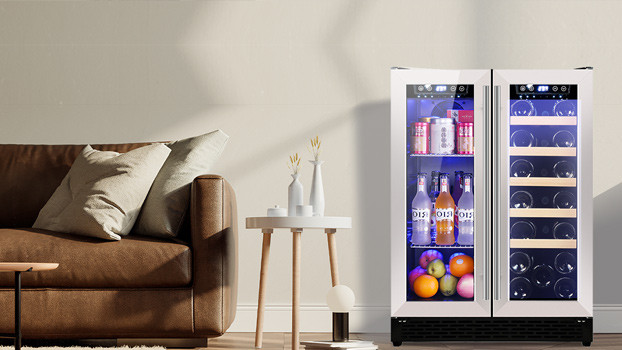 dual zone free standing wine cooler