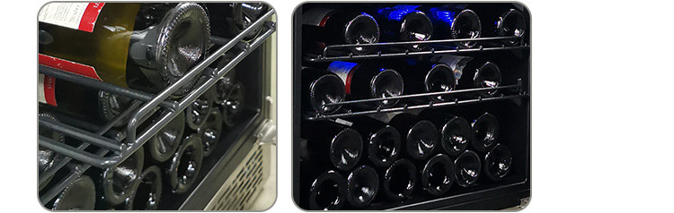 Beverage Fridge With Wine Wire Rack