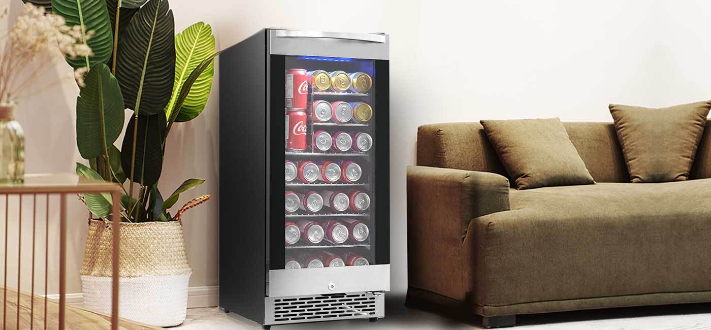 15 wide beverage cooler