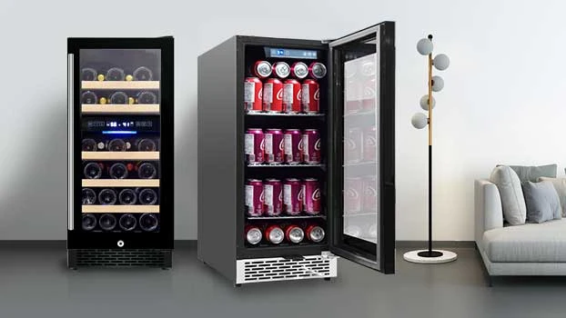 15 Zoll Wein- und Getränkekühler