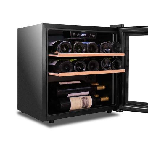 Customizable B2B Quiet 42L Single Zone Wine Cooler SS Fridge for Bars - Chill Champagne Effortlessly