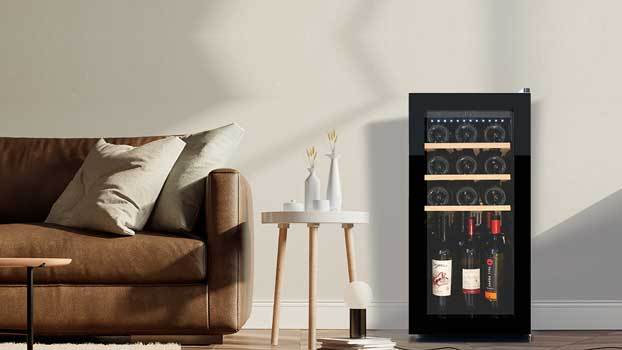15 Bottles Glass Wine Cellar