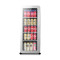 Oem Single Temperature White Full Glass Door Drinks Fridge Factory Display Wine ZS-A58Y With Pulleys