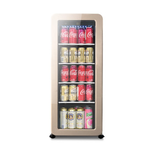 Fabrik-Großhandelspreis-Kompressor-Kühlmaschinen-Glastür-Getränkekühler-Mittelschrank für Getränk ZS-A58Y