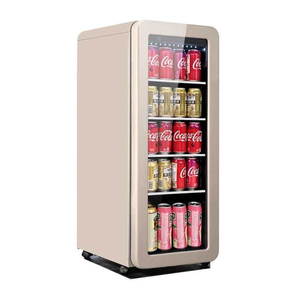 Preço de atacado de fábrica Compressor Máquinas de refrigeração Porta de vidro Refrigerador de bebidas Armário central para bebidas ZS-A58Y