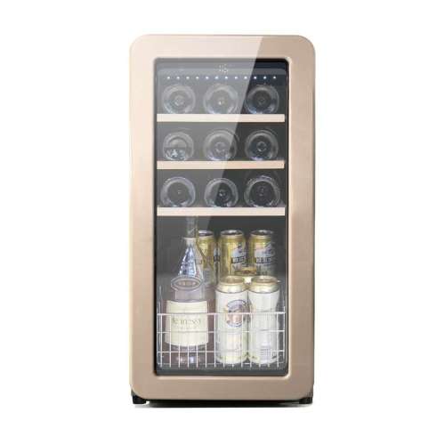 15-Bottle Wine Fridge Freestanding and 45L Capacity: Elegant and Compressor Efficient Cooling