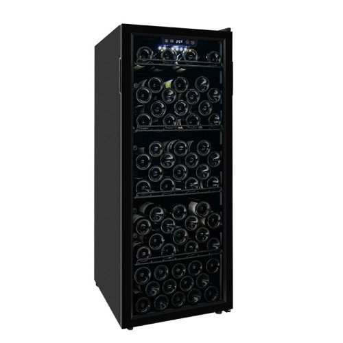 Wholesaler 105 Bottles Free Standing Wine Refrigerators Single Zone ZS-A200 with Wire Shelf and Plastic Frame Door