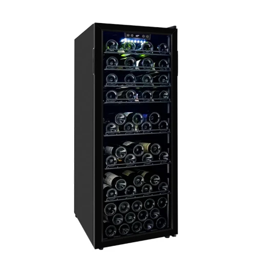 Hersteller 84 Flaschen 1285 mm Höhe freistehender Weinkühlschrank ZS-A200 mit 7 Drahtregalen und Kunststoffrahmentür